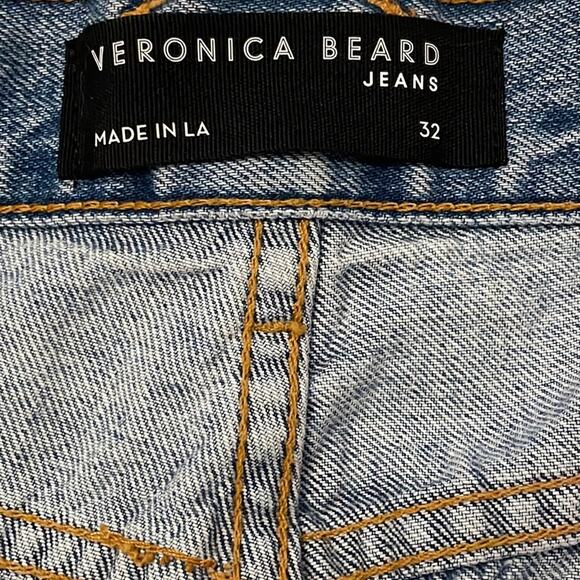 Veronica Beard Jeans High Rise Straight Leg Ankle Size 32 New - Picture 4 of 7